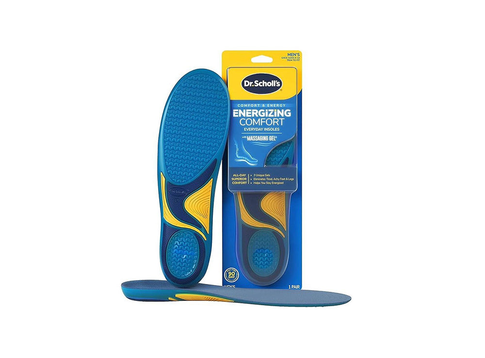 Dr Scholl's Energizing Comfort Everyday Insoles Men Size 8 To 14 1 pair