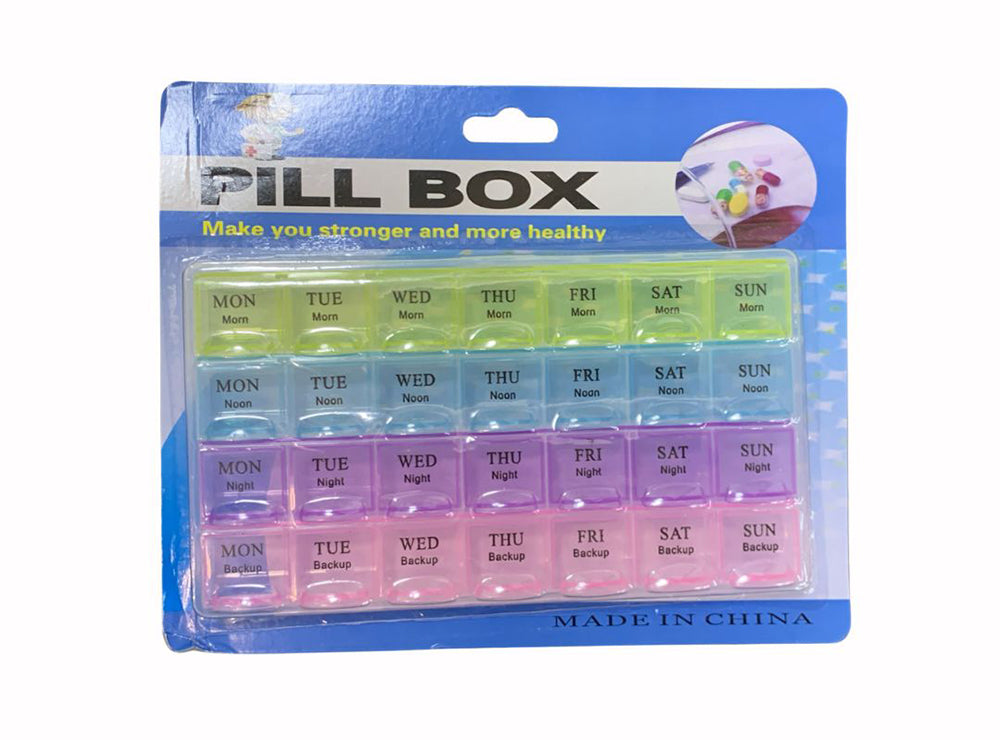 Pill Box 4 Weeks 1 piece