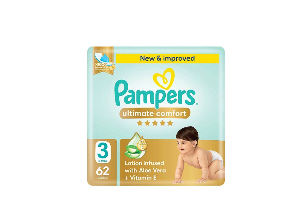 Pampers Ultimate Comfort3 (6 to 10Kg) 62 pieces