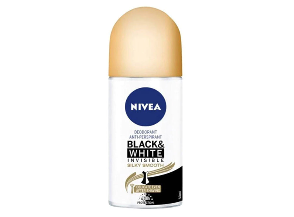 Nivea Deo Roll On Black & White Silky Smooth For Women 50 ml