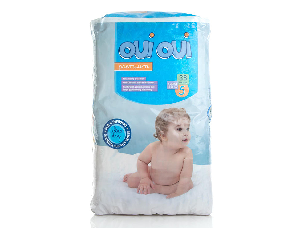 Oui Oui Number 5Xl 12 38 diapers