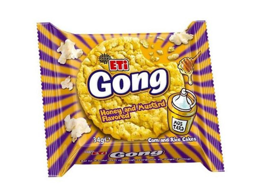 Eti Gong Corn & Rice Cakes Honey Mustard 35 g