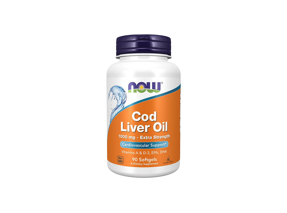 Now Cod Liver Oil Soft gels 1000 mg
