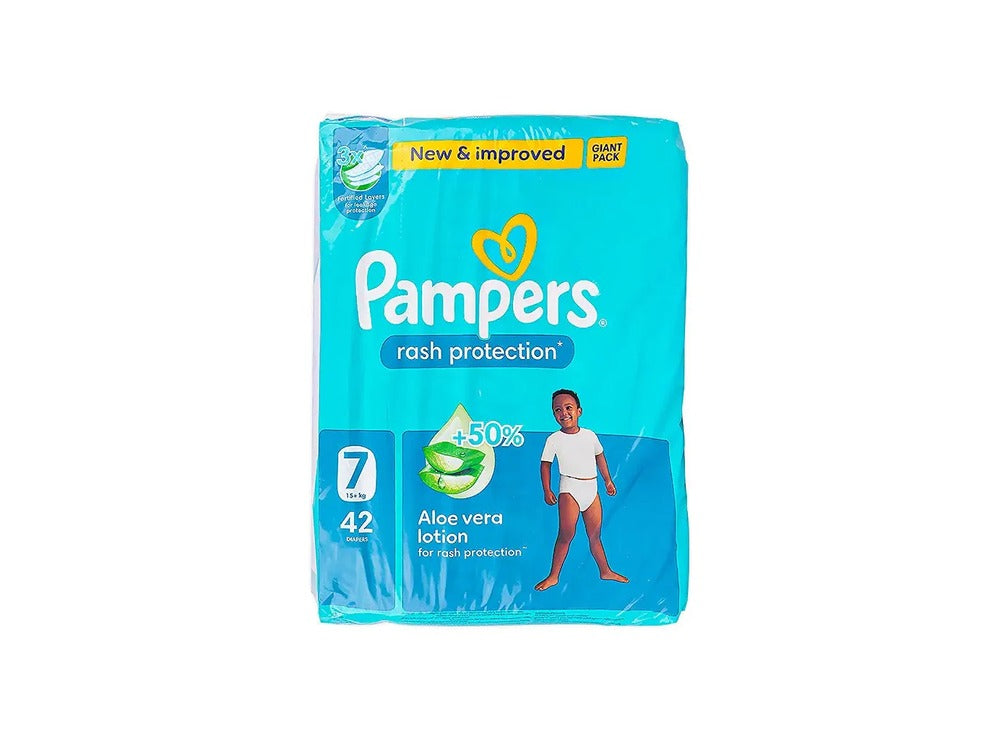 Pampers 7 (15+Kg) 42 pieces