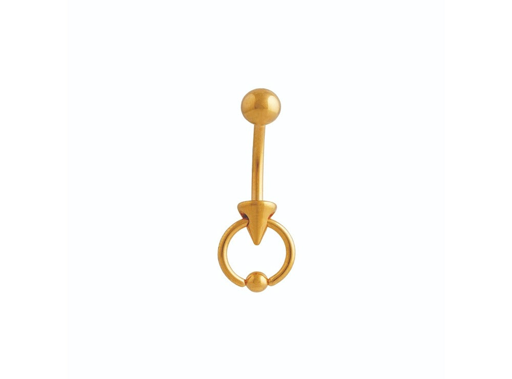 Medisept Belly Pierce Jewelry Ringbell Spike Bc 79108