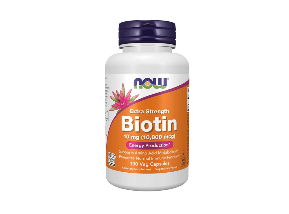 Now Extra Strength Biotin 10,000Mcg 100 capsules