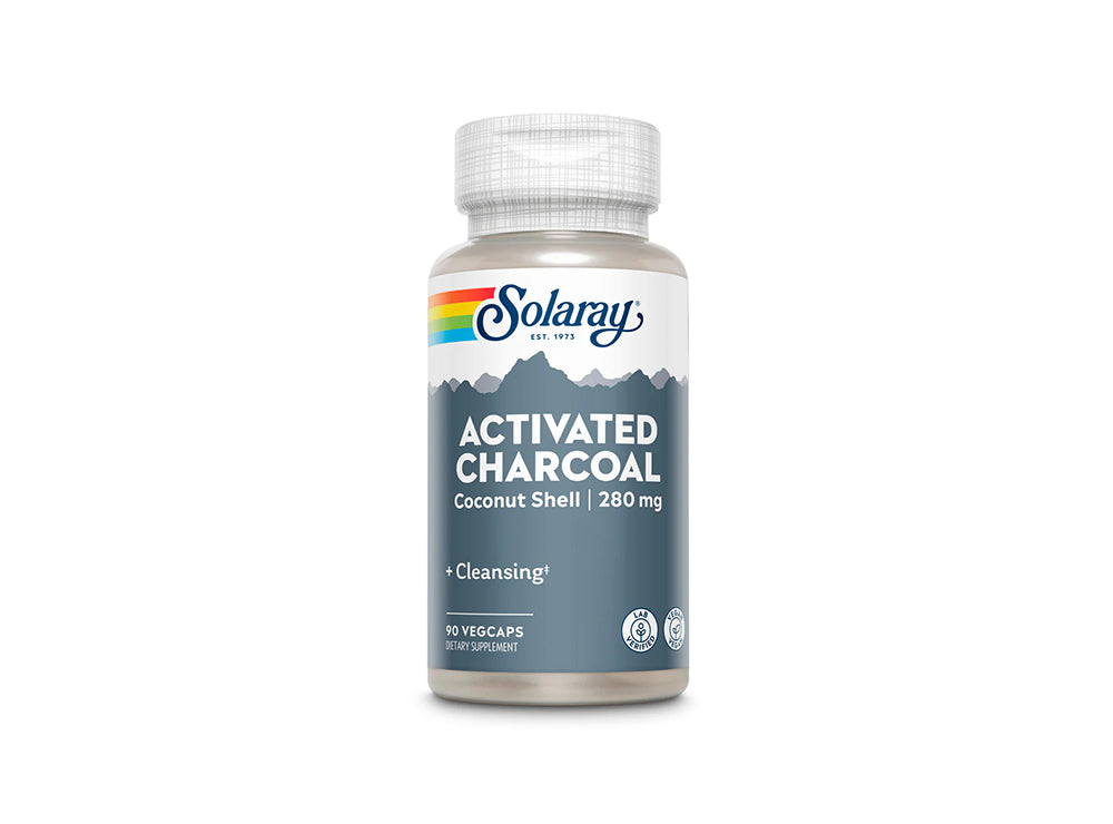Solaray Activated Charcoal 280 Mg 90 vegcaps