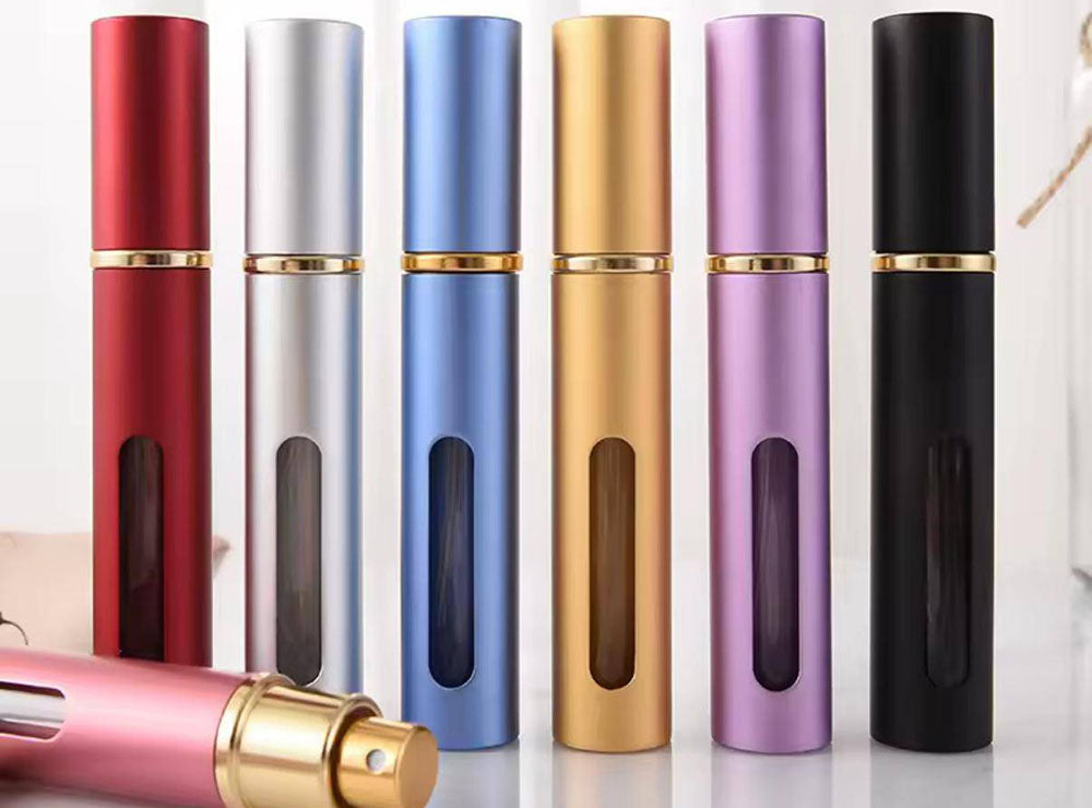 Atomizer Glass Perfume Dispenser For Travel Spray Bottle Refillable Portable 10 ml