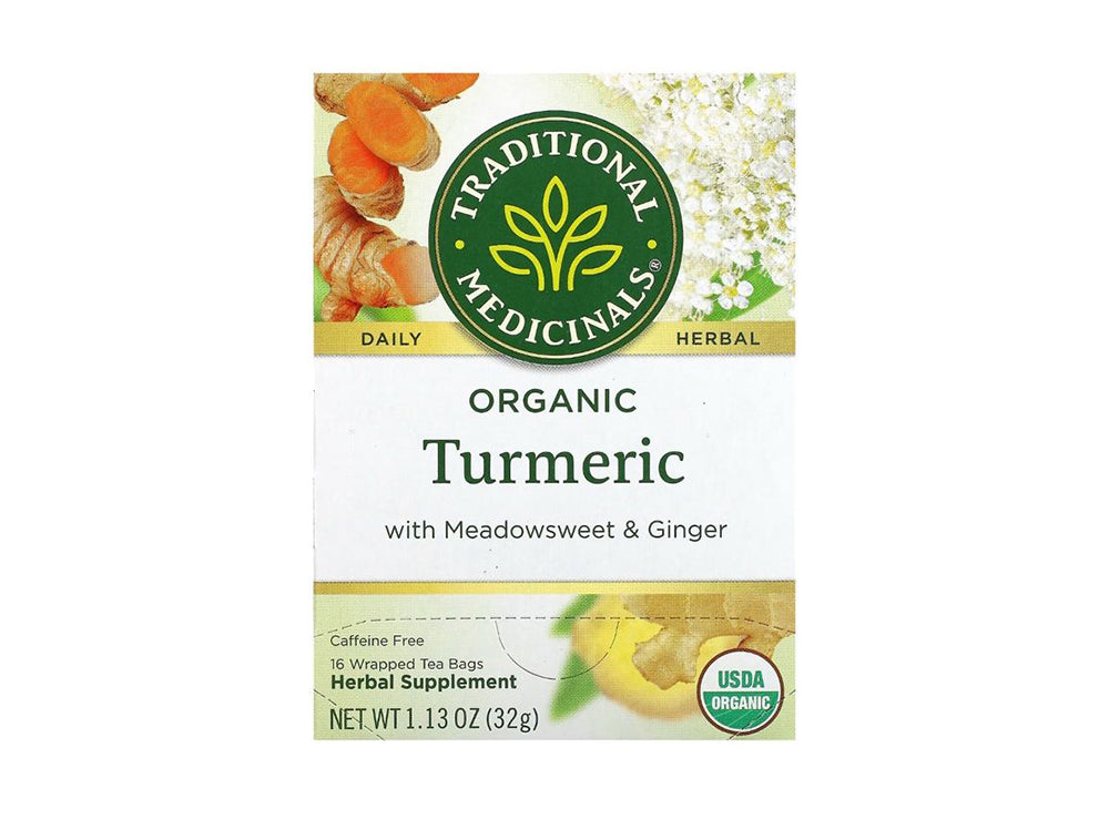Organic Turmeric Caffeine Free Tm Tea Bags 16 bags