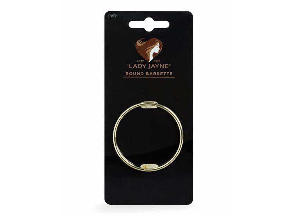 Lady Jayne Pro Bronze Round Barette 1 piece