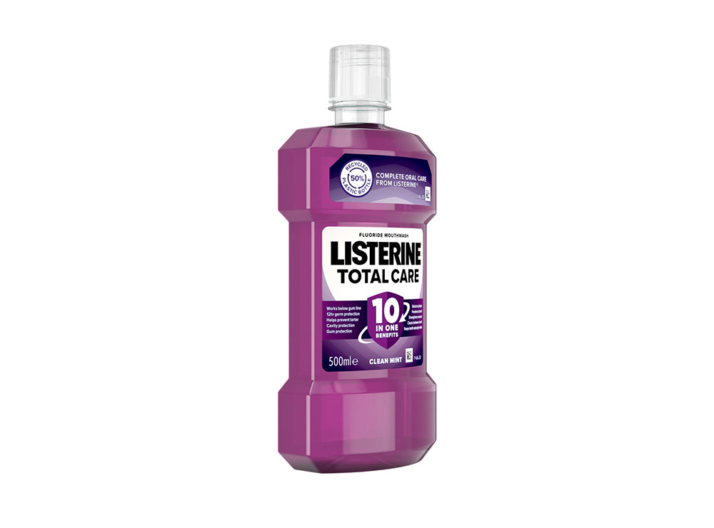 Listerine Mouth Wash Total Care 10In1 Clean Mint 500 ml