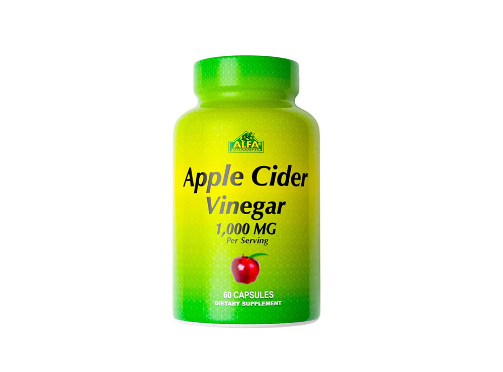 Alfa Vitamins Apple Cider Vinegar 1000mg 60 capsules