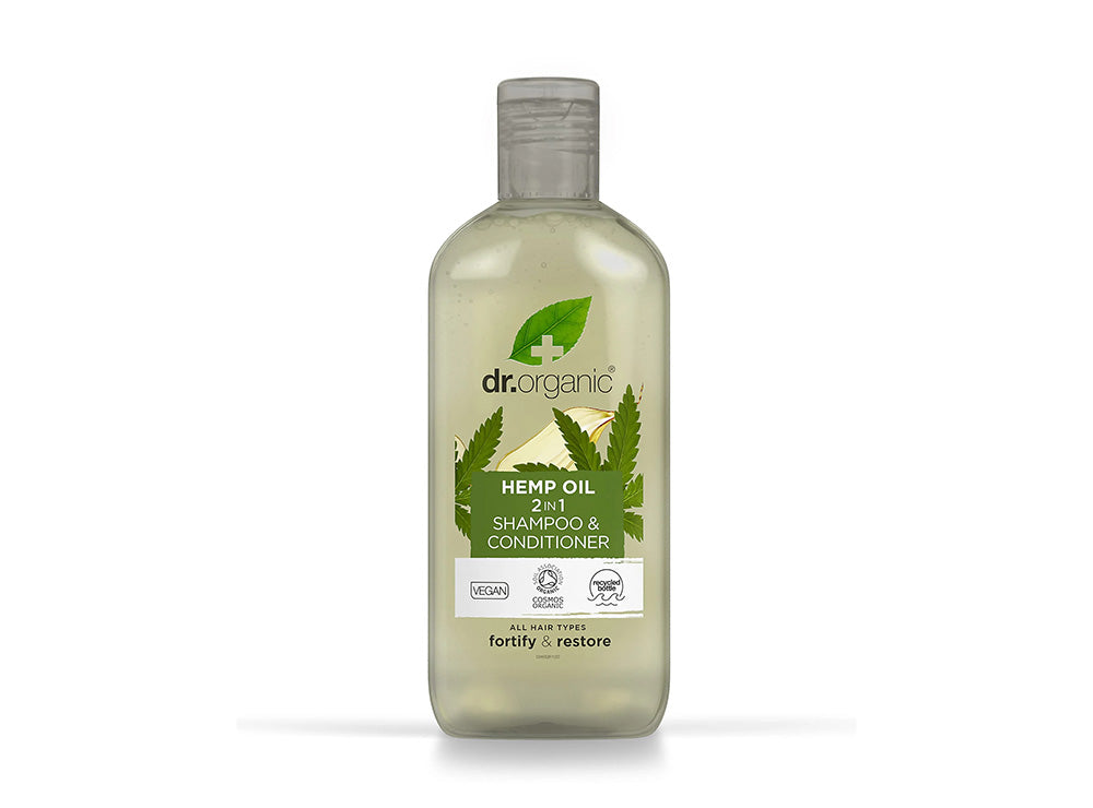 Dr Organic Hemp Oil 2 In 1 Shampoo & Conditioner 265 ml