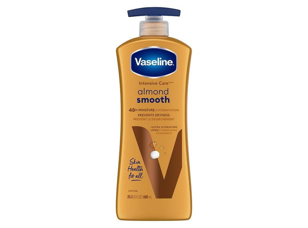 Vaseline Lotion Almond Smooth Pump 600 ml