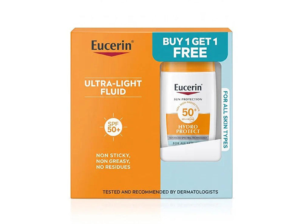 Eucerin Sun Duo Hydro Protect Ultra Light Fluid Spf50+ Buy 1 Get 1 Free