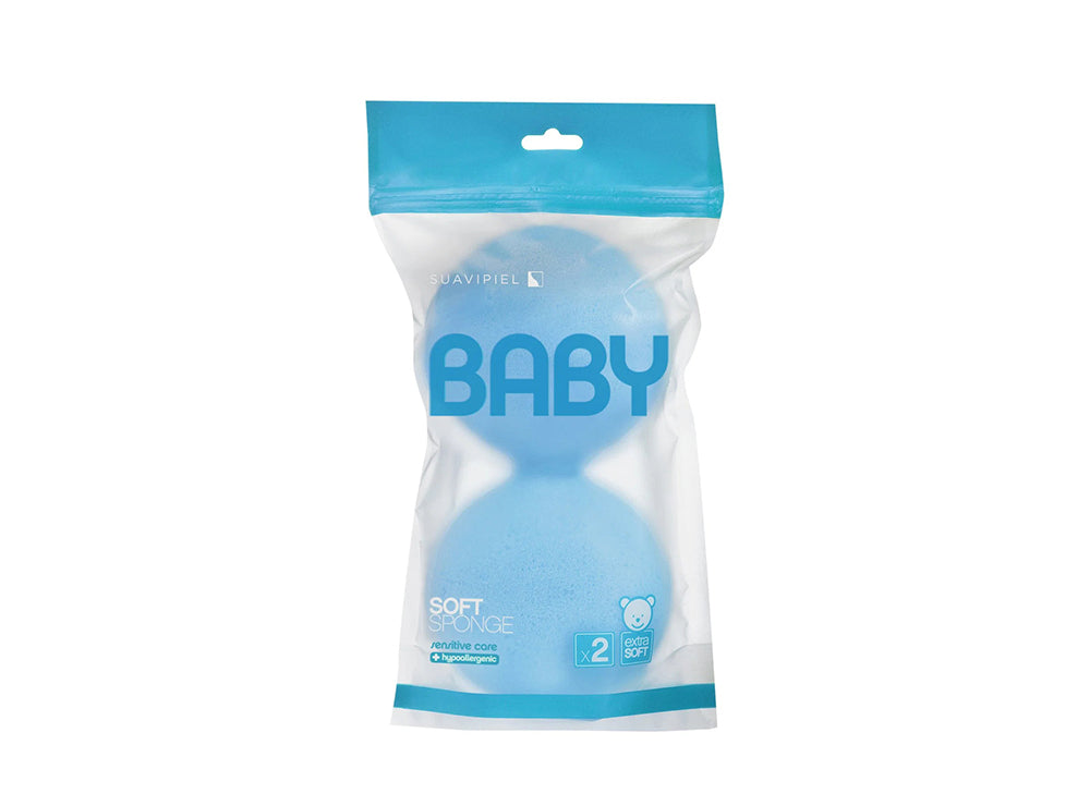 Suavipiel Baby Set Sponge Blue Extra Soft 2 pieces