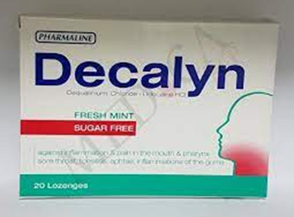 Decalyn Lozenges & Sugar Free 20 pieces