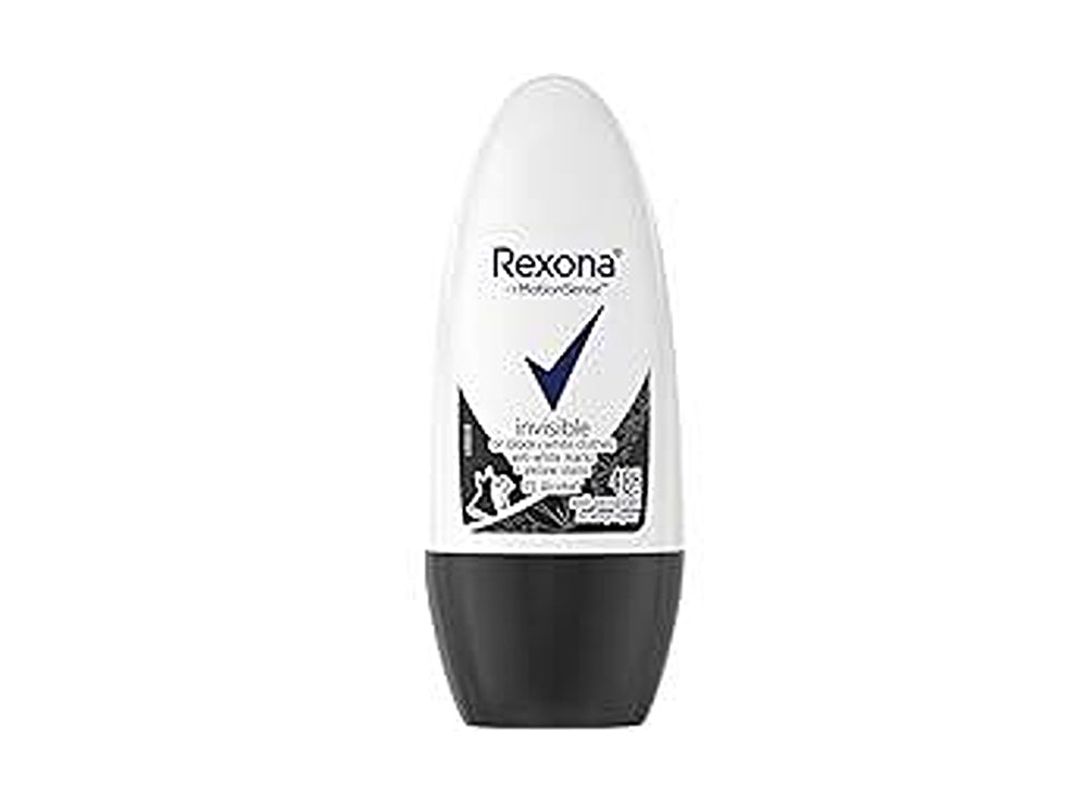 Rexona Roll On Invisible Black & White 0% Alcohol For Women 50 ml