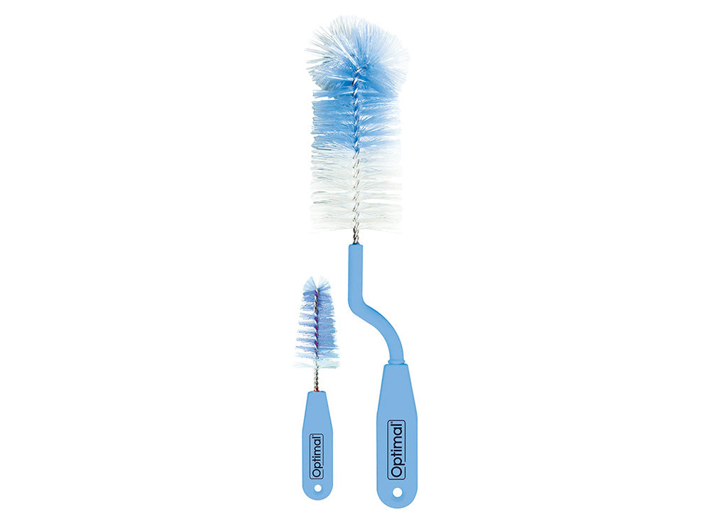 Optimal Rotary Bottle & Nipple Brush Blue 1 pieces