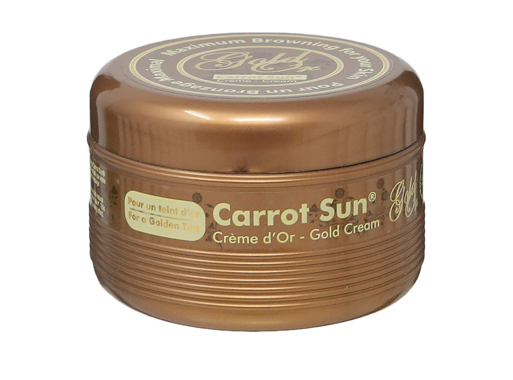Carrot Sun Oil Gold Jar