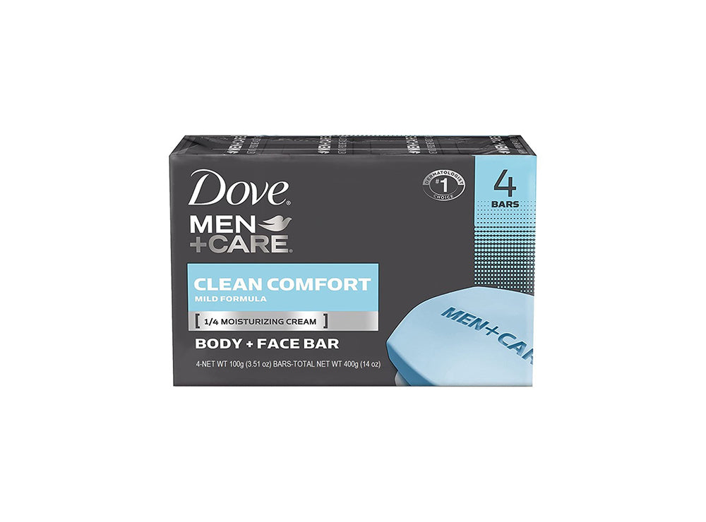 Dove Soap Men Care Clean Comfort 4 pieces