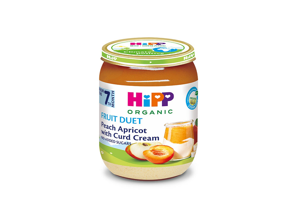 Hipp Peach Apricot With Curd Cream 7M+ 160 g