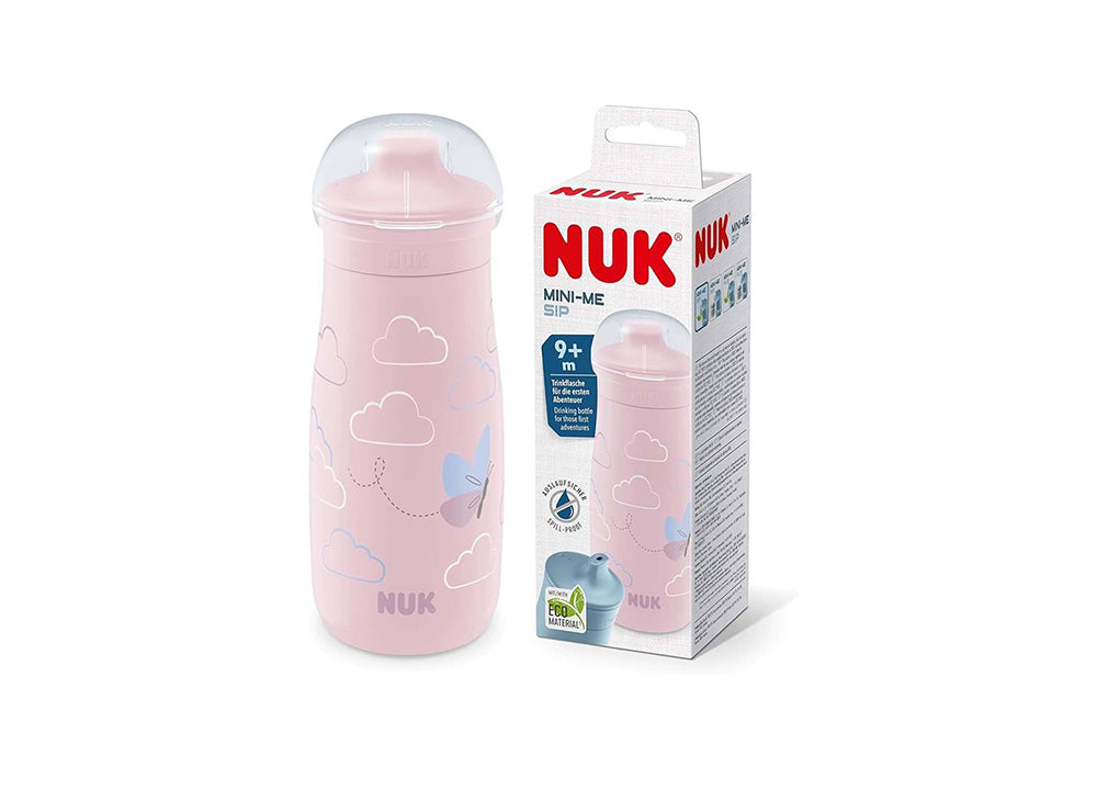 Nuk Mini Me Sip Bottle Butterfly Pink 9M+ 300 ml