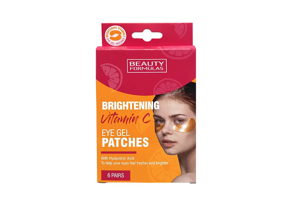 Beauty Formulas Eye Gel Patches Brightening Vitamin C 6 pairs