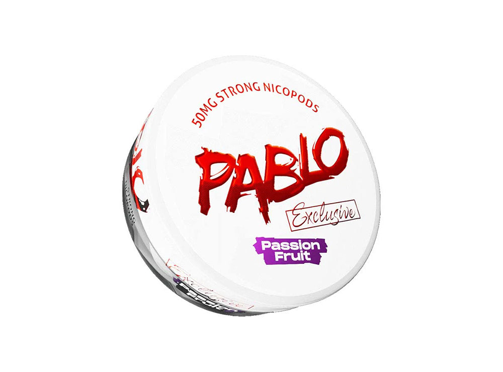 Pablo Smokeless Nicotine 30 Mg White Exclusive Passion Fruit Pouches 15 g