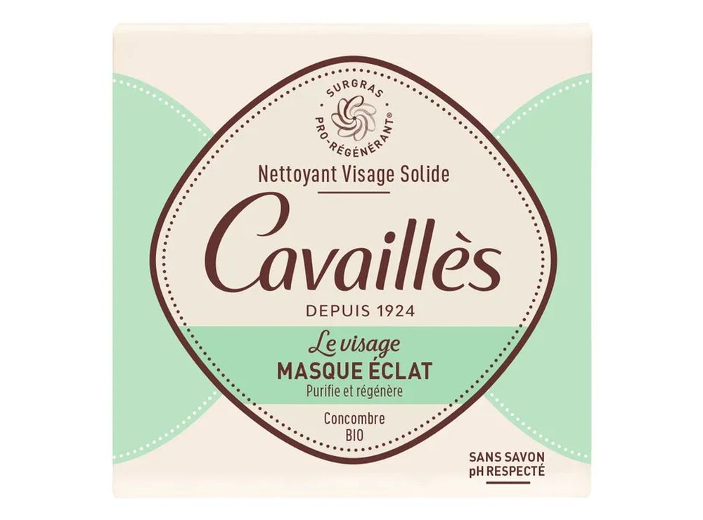 Roge Cavailles Savon Visage Masque Eclat/Glow Face Cleanser Soap 70 g