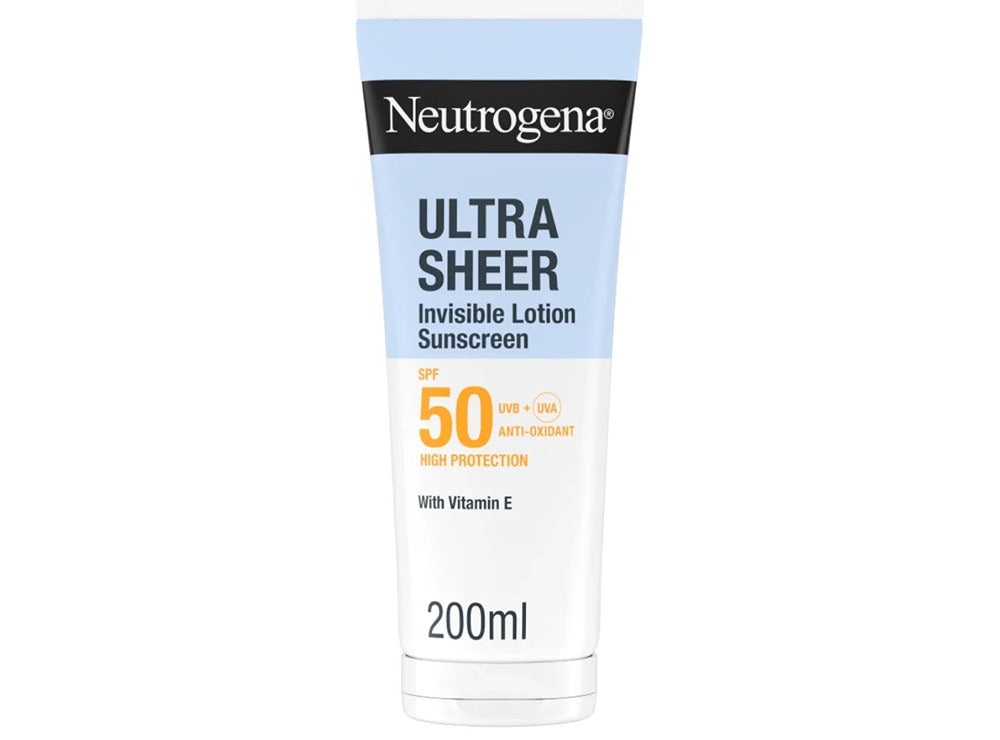 Neutrogena Ultra Sheer Invisible Lotion Sunscreen Spf50 200 ml