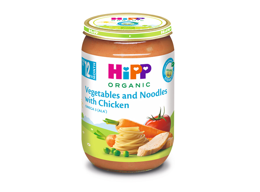 Hipp Vegetables & Noodles With Chicken 12M 220 g