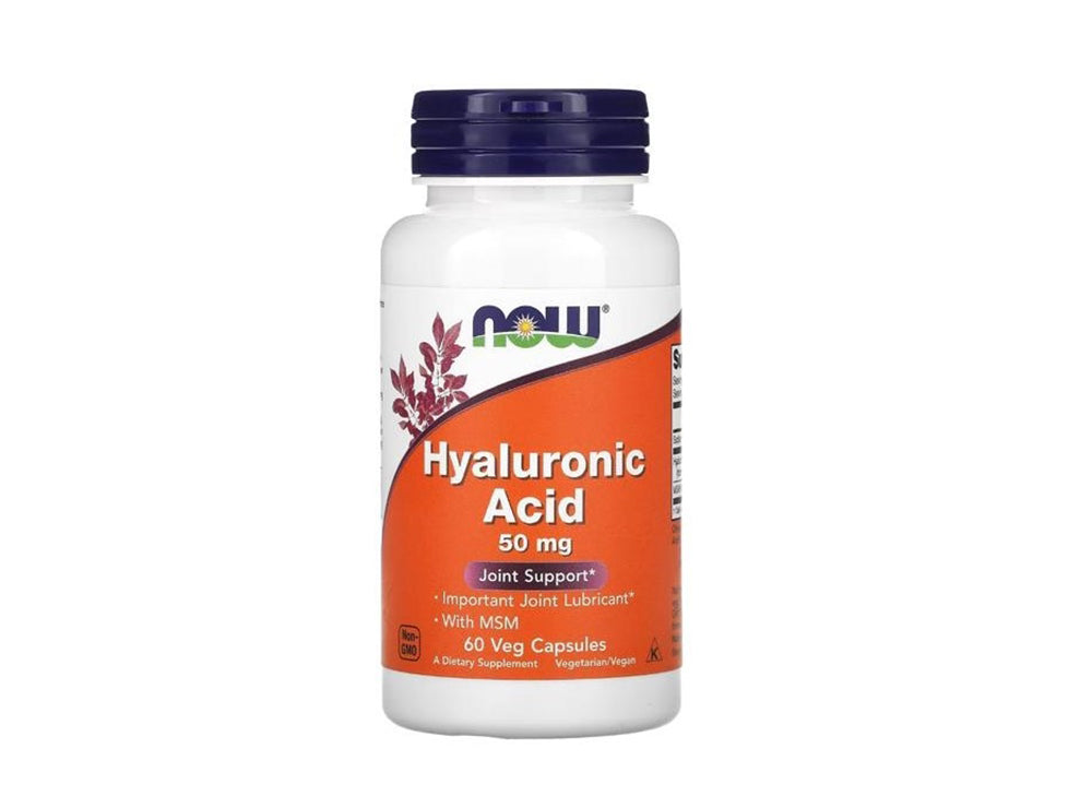 Now Hyaluronic Acid 50Mg 60 capsules