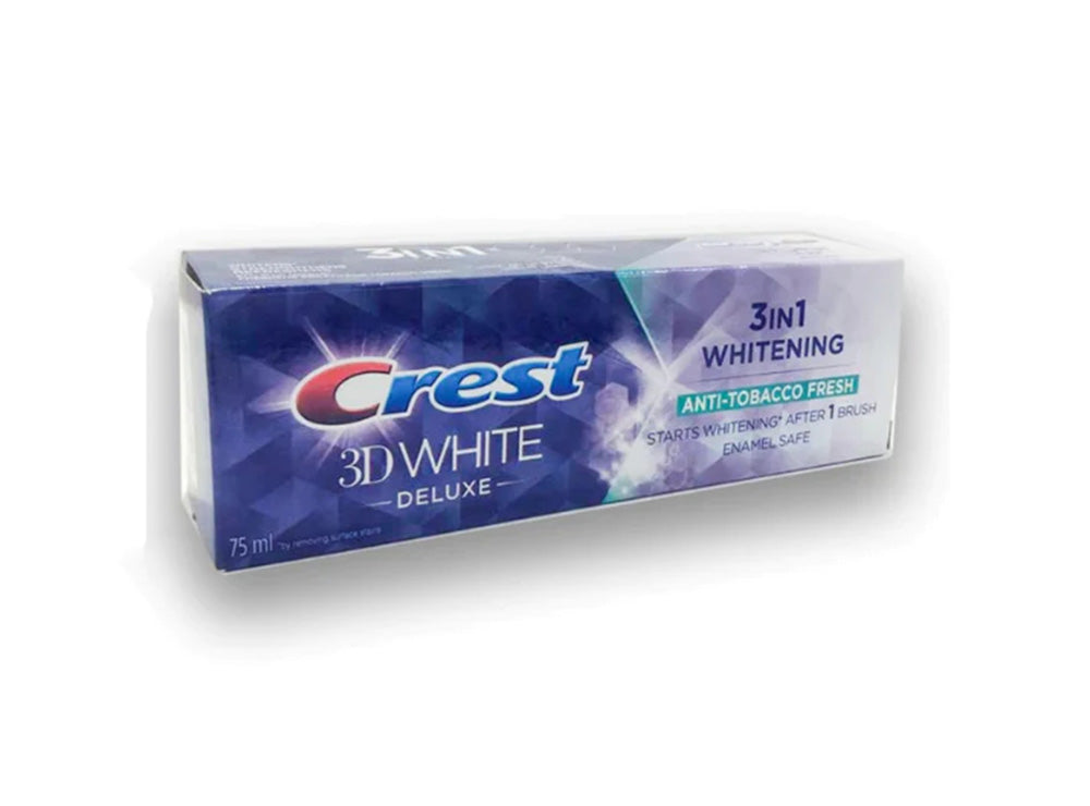 Crest Toothpaste 3D White Anti Tabaco Fresh 75 ml
