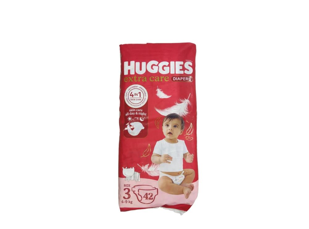 Huggies 3 ( 4-9Kg) 42 pieces