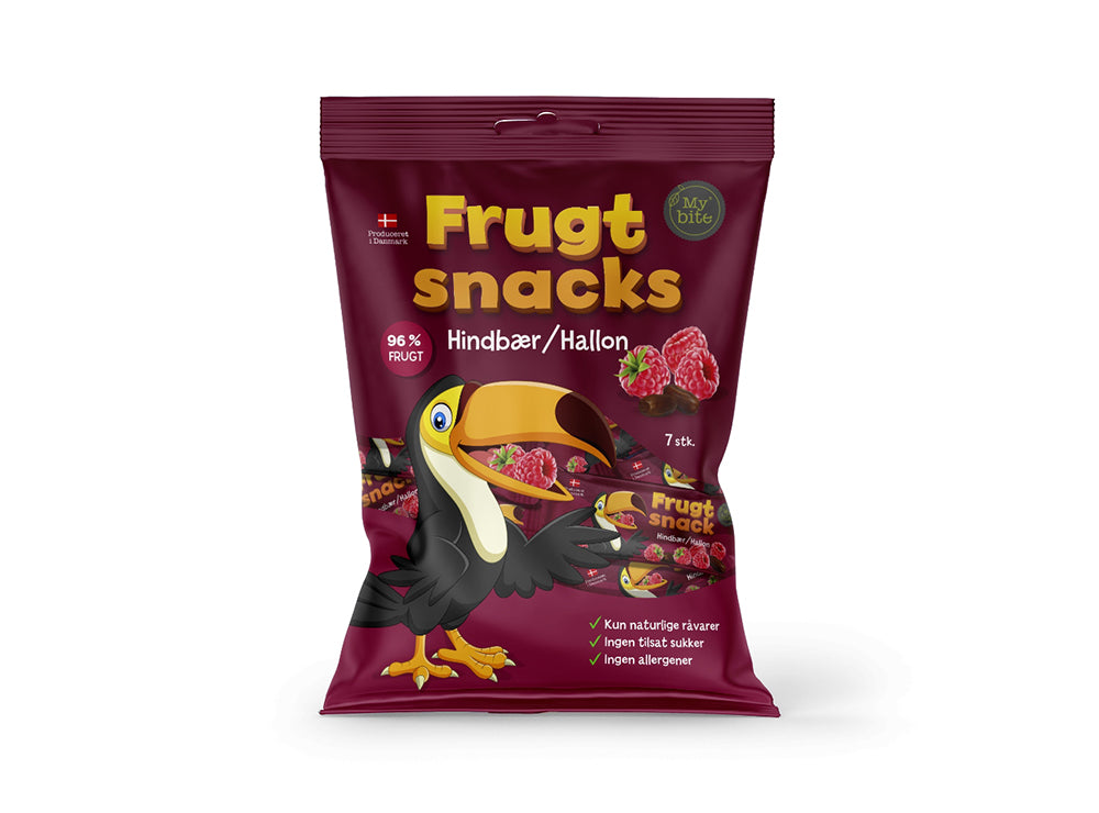 Frugt Snacks Raspberry/Hallon 7 pieces