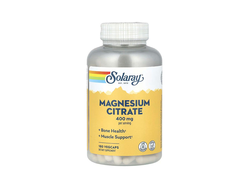 Solaray Magnesium Citrate 400Mg 180 tablets