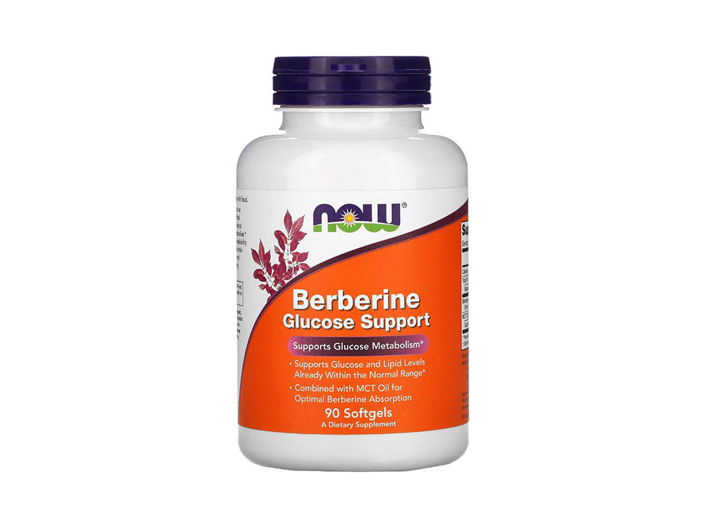 Now Berberine Glucose Support 400Mg 90 softgels