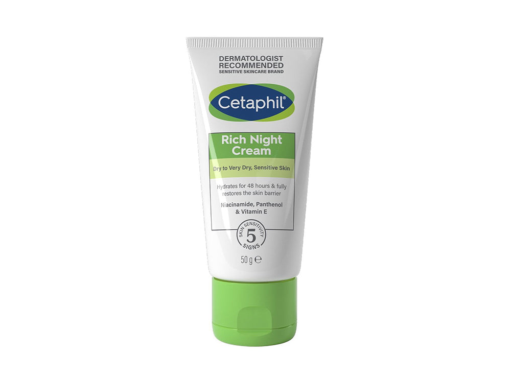 Cetaphil Rich Night Cream Dry To Very Dry Sensitive Skin 50 g