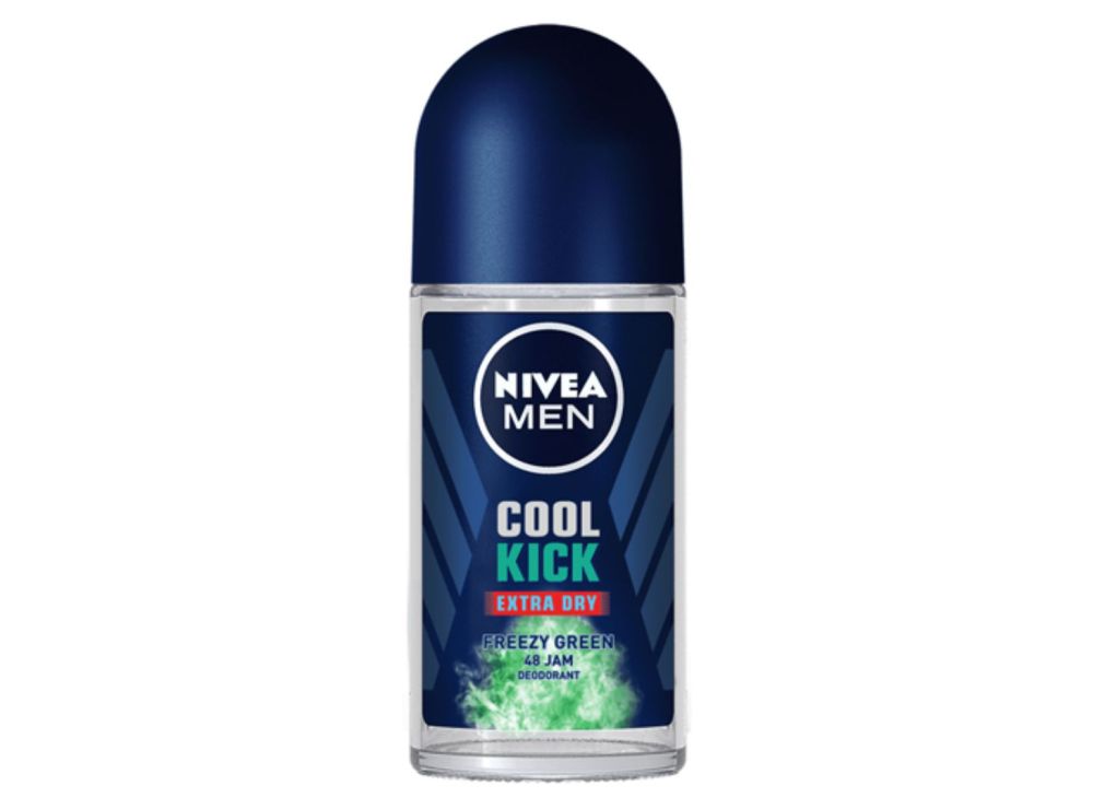 Nivea Deo Roll On Cool Kick Freezy Green For Men 50 ml