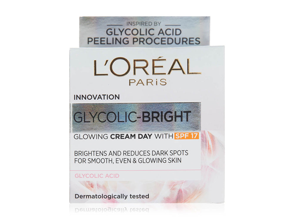 L'Oreal Glycolic Bright Day Cream Spf 17 50 ml