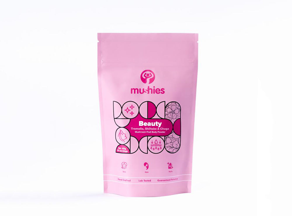 Mushies Beauty Tremella, Shiitake & Chaga Mushroom Powder 60 g