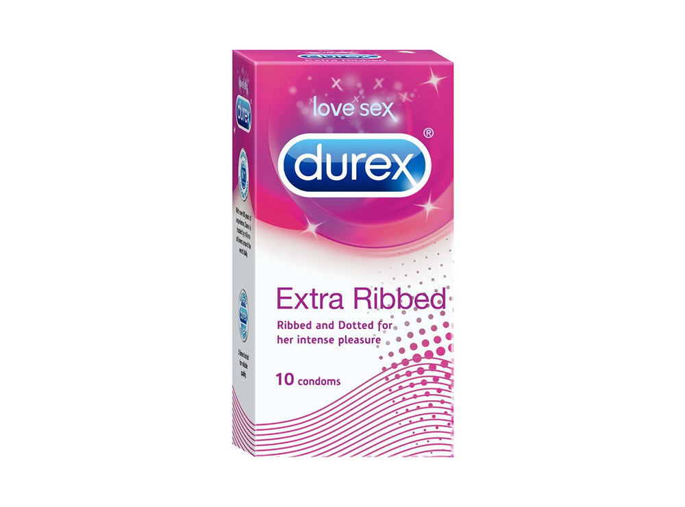 Durex Extra Ribbed 10 pieces