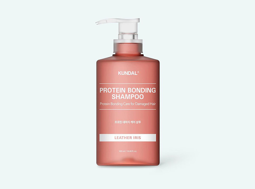 Kundal Protein Bonding Damage Care Shampoo Leather Iris Pump 500 ml