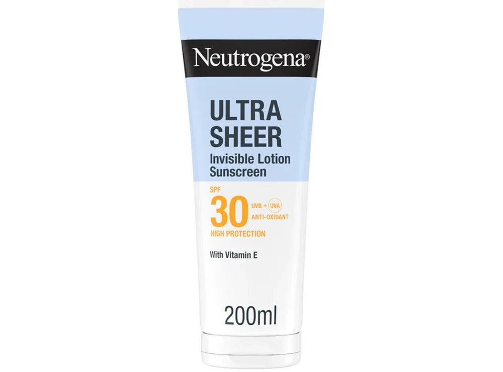 Neutrogena Ultra Sheer Invisible Lotion Sunscreen Spf30 200 ml