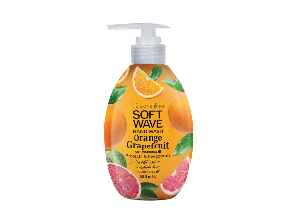 Soft Wave Hand Wash Orange Grapefruit 550 ml