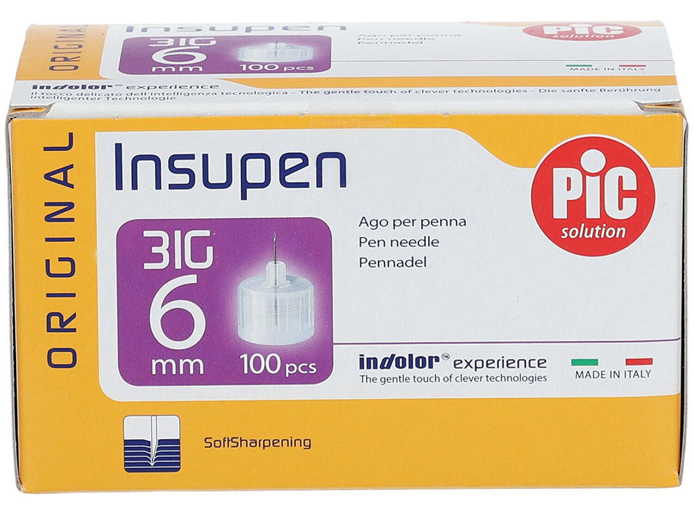 Pic Insupen 6Mm 100 pieces