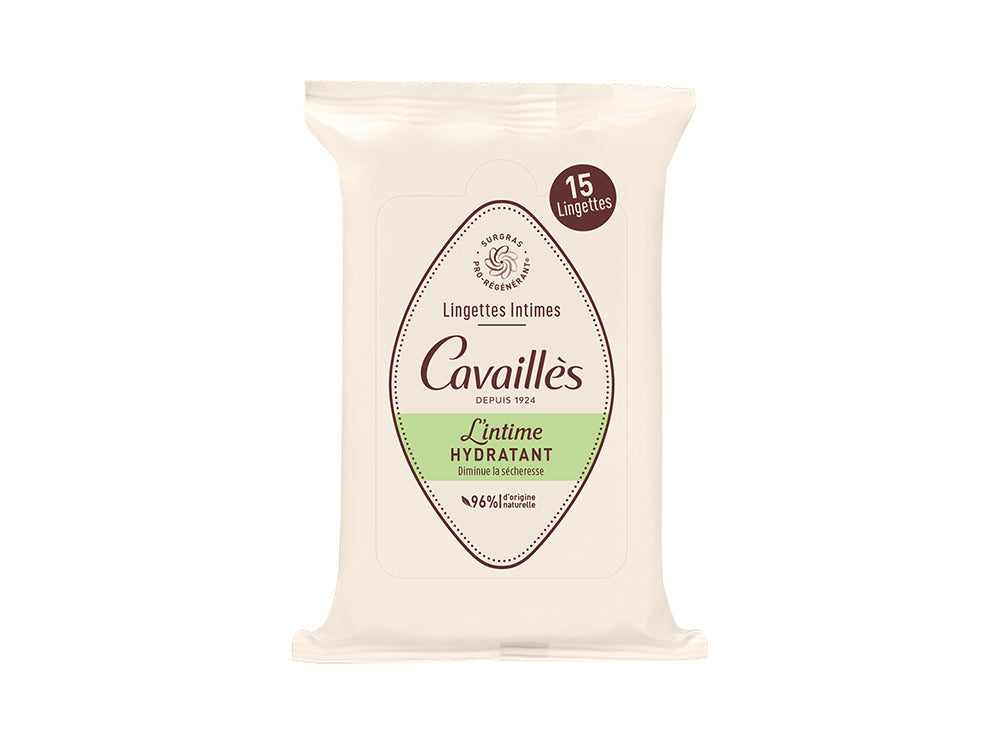 Roge Cavailles Lingettes Intime Muqueuses Seches 15 pieces