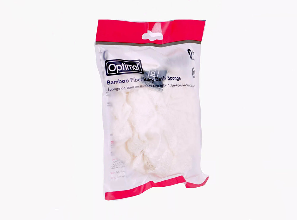 Optimal Baby Bamboo Fiber Bath Sponge 1116 1 piece