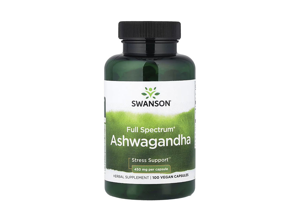 Swanson Full Spectrum Ashwagandha 450Mg 100 capsules